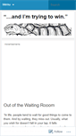 Mobile Screenshot of andimtryingtowin.wordpress.com