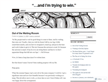 Tablet Screenshot of andimtryingtowin.wordpress.com