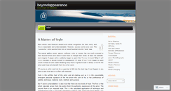 Desktop Screenshot of beyondappearance.wordpress.com