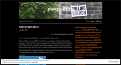 Desktop Screenshot of pastpolitics.wordpress.com