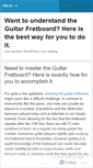 Mobile Screenshot of learntheguitarfretboard.wordpress.com