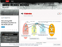 Tablet Screenshot of dmendezm.wordpress.com