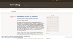 Desktop Screenshot of kr156.wordpress.com