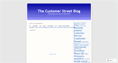 Desktop Screenshot of customerstreet.wordpress.com