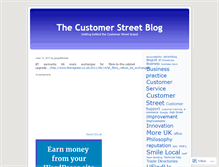 Tablet Screenshot of customerstreet.wordpress.com