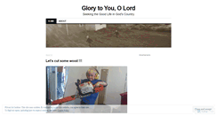Desktop Screenshot of gloriatibidomine.wordpress.com