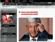 Tablet Screenshot of latamsolidaarisuus.wordpress.com