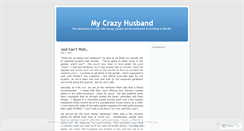 Desktop Screenshot of mycrazyhusband.wordpress.com