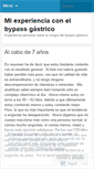 Mobile Screenshot of mibypassgastrico.wordpress.com