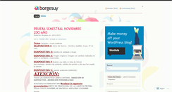 Desktop Screenshot of borgesuy.wordpress.com