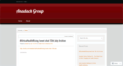 Desktop Screenshot of anadachgroup.wordpress.com
