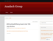 Tablet Screenshot of anadachgroup.wordpress.com