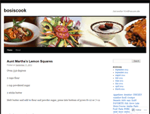 Tablet Screenshot of bosiscook.wordpress.com