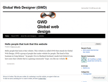 Tablet Screenshot of gwdglobal.wordpress.com