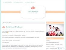 Tablet Screenshot of mbakmarina.wordpress.com