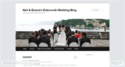 Desktop Screenshot of dubrovnikwedding.wordpress.com