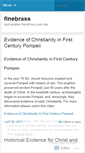 Mobile Screenshot of finebrass.wordpress.com