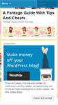 Mobile Screenshot of fantageminki.wordpress.com