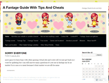 Tablet Screenshot of fantageminki.wordpress.com