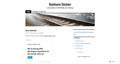 Desktop Screenshot of barbarastuber.wordpress.com
