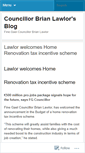 Mobile Screenshot of cllrbrianlawlor.wordpress.com