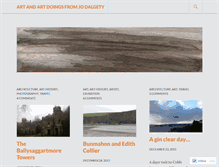 Tablet Screenshot of dalgetyart.wordpress.com