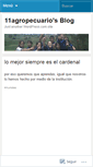 Mobile Screenshot of 11agropecuario.wordpress.com