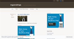 Desktop Screenshot of mgpanablogs.wordpress.com