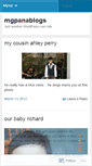 Mobile Screenshot of mgpanablogs.wordpress.com
