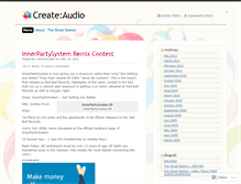 Tablet Screenshot of createaudio.wordpress.com
