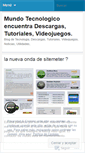 Mobile Screenshot of mundotecnologico86.wordpress.com