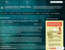 Tablet Screenshot of louisianaheartbeats.wordpress.com