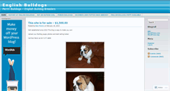 Desktop Screenshot of bulldogs.wordpress.com