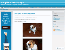 Tablet Screenshot of bulldogs.wordpress.com