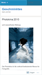 Mobile Screenshot of geschminktes.wordpress.com