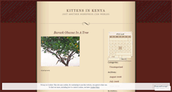 Desktop Screenshot of kittensinkenya.wordpress.com