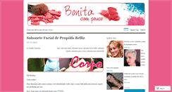 Desktop Screenshot of bonitacompouco.wordpress.com
