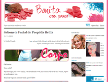Tablet Screenshot of bonitacompouco.wordpress.com