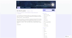 Desktop Screenshot of debtsense.wordpress.com