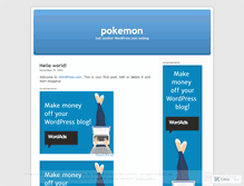 Tablet Screenshot of pokemon.wordpress.com