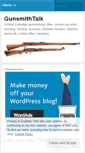 Mobile Screenshot of gunsmithtalk.wordpress.com