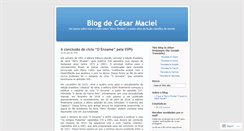 Desktop Screenshot of cesarmaciel.wordpress.com