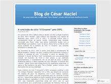 Tablet Screenshot of cesarmaciel.wordpress.com