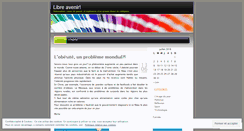 Desktop Screenshot of libreavenir.wordpress.com