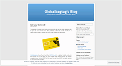 Desktop Screenshot of globalbagtag.wordpress.com