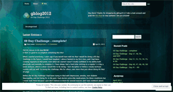 Desktop Screenshot of gblog2012.wordpress.com