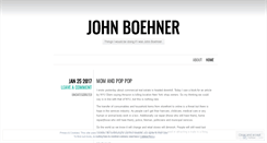 Desktop Screenshot of johnboehner.wordpress.com