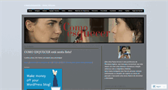 Desktop Screenshot of comoesquecer.wordpress.com