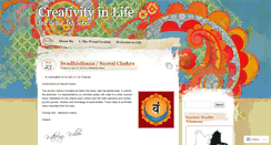 Desktop Screenshot of creativityinlife.wordpress.com