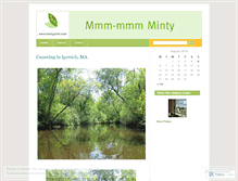 Tablet Screenshot of mintyprint.wordpress.com